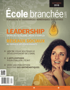 Couverture du numéro de septembre 2016