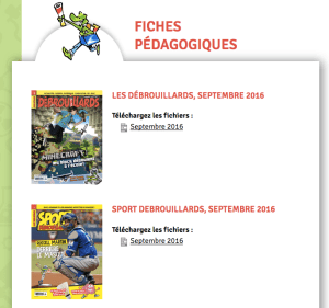 Fiches pédagogiques, Les Débrouillards